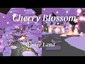 Cherry Blossom Winter Land Christmas Build pt 1 - Speed Build Adopt me Roblox