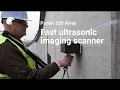 Fast ultrasonic imaging scanner I Pundit 250 Array