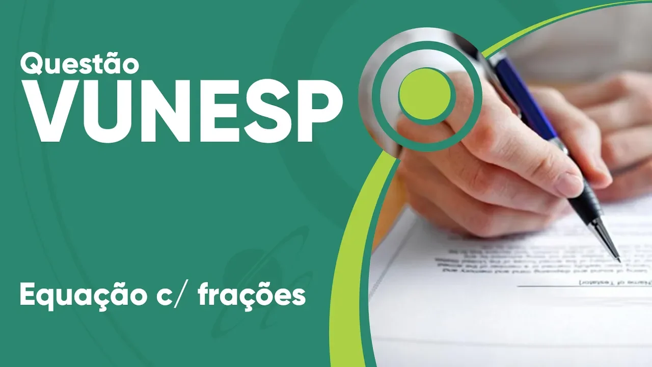 VUNESP 2019 - Problema do 1º grau (questão resolvida) - P. M. de Valinhos