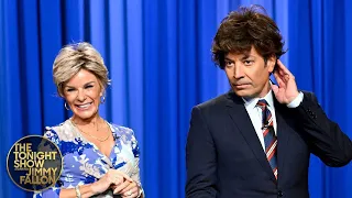 Jimmy Tries on One of Toni Brattin s Viral QVC Wigs The Tonight Show Starring Jimmy Fallon