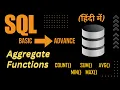 Aggregate Functions in SQL SQL Tutorials in Hindi
