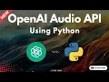 OpenAI API using Python