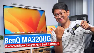 Punya MACBOOK & Suka GAMING? Monitor Ini Paket Komplit! Begini 4 KUNGGULANNYA! BenQ MA320UG