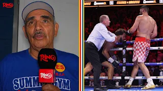 Abel Sanchez INSTANT REACTION To Filip Hrgovic STOPPING Moses Itauma
