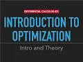 Differential Calculus Intro to Optimization