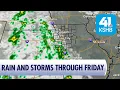 KSHB 41 Weather Blog Kansas City Faces Scattered Storms Through Friday