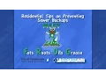 Residential Tips on Preventing Sewer Backups