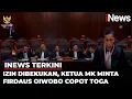 Momen Firdaus Oiwobo Diminta Ketua MK Copot Toga Advokat Saat Sidang Gugatan UU Advokat | Terkini