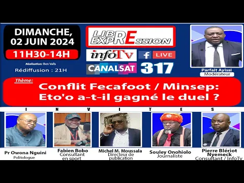 Download MP3 CONFLIT FECAFOOT - MINSEP : ETO'O A-T-IL GAGNÉ LE DUEL ? LIBRE EXPRESSION DU 02 JUIN 2024