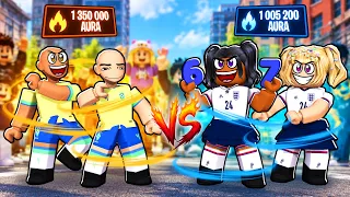 GOING AGAINST EACH OTHER IN AURA DANCE BATTLES!