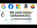 Insert Delete GetRandom O 1 Solution Explained in Detail Python3