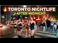 4K TORONTO NIGHTLIFE WALK King Street West Fashion District After Midnight August 2026
