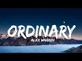 Download Lagu Alex Warren - Ordinary (Lyrics) [1HOUR]