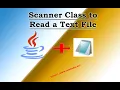 How to use Scanner class to read text file