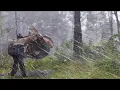 Download Lagu My struggle setting up the tent in the raging thunderstorm ⛈️ Camping in heavy rain