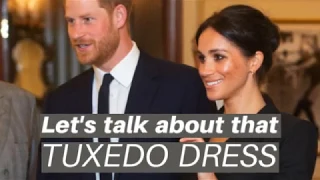 Meghan Markle Wore a Tuxedo Dress Who was she Channelling