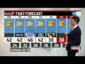 Monday s weather update from TV