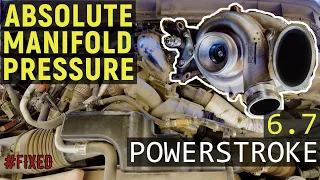 6 7L POWERSTROKE p2074 MANIFOLD ABSOLUTE PRESSURE code FIX CHECK IT FIRST SAVE