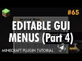 Ep65 Advanced GUI with pages - Minecraft Plugin Development