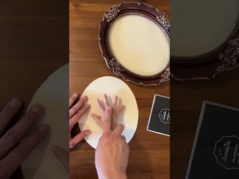 We Made Framed Handprint Art in 5 Minutes!