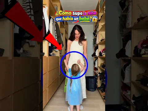 ¿Cómo supo la niña que había un bebé? 😱 #shorts