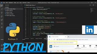 Python Selenium Bot To Automatically Login Any LinkedIn Account