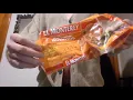 belly stuffing results - an entire family pack of burritos