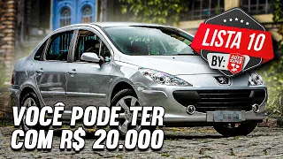 10 CARROS ATÉ 20 MIL REAIS BONS PRA VOCÊ COMPRAR ATUALMENTE
