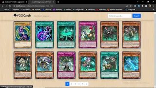 Yu-Gi-Oh Card Collection App created by me
