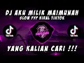 DJ AKU MILIK MAIMUNAH SLOW FYP VIRAL TIKTOK TERBARU 2023 #djcampuran #djtiktokterbaru #djfullbass