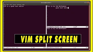 How To Use VIM Split Screen