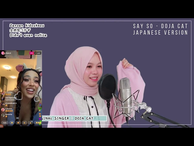 Download MP3 Say So - Doja Cat Reacts To Rainych Japanese Cover Side By Side