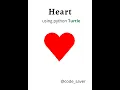 Python Turtle heart shape
