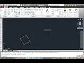 Use the appropriate command to create a rectangular array of the square with 3 rows and 4