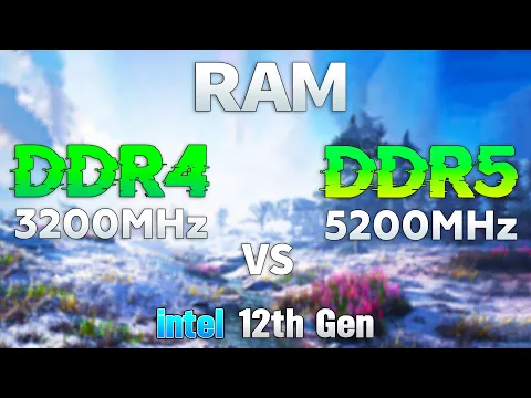 DDR4 vs DDR5 - Test in 10 Games