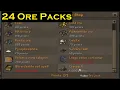OSRS - Opening 24 Ore Packs from Volcanic Mine Store