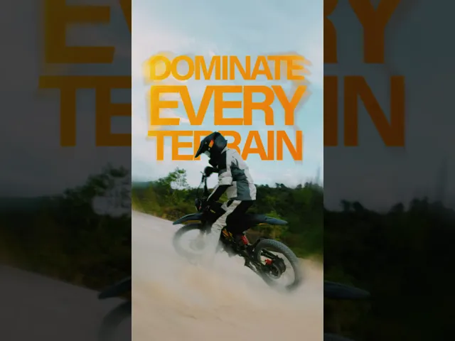 Gyrocopters ZX3 Electric Dirt Bike - 2800W Peak Power, 60 Km/h Max Speed