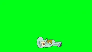 Squidward gif green screen
