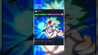 DEKU OVERLAY Vs SHIGARAKI Myheroacademia Edit Amv Mha Anime 