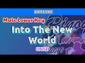 Into The New World by SNSD (Karaoke : Male Lower Key)