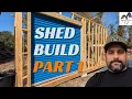 12x20 Lean-To Shed Build Part 1 Building the Foundation