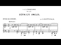 Louis Moreau Gottschalk - Dernier amour Etude de concert Op 63