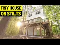 500sqft TINY HOUSE ON STILTS w LOFT Full Airbnb Tiny House Tour