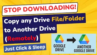 How to Copy Folder From Google Drive to Another Google Drive Without Downloading any File