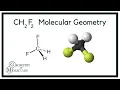 CH2F2 Molecular Geometry Bond Angles Electron Geometry Difluoromethane