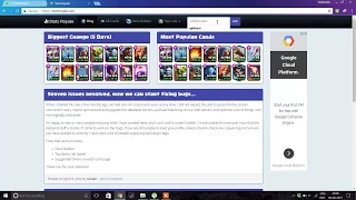 Clash Royale New Cards Deck How to use Stats Royale new decks New Cards Profile Stats