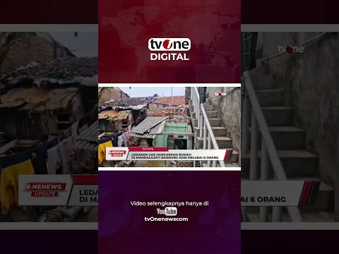Geger! Kebocoran Gas Ledakkan Rumah Warga di Bandung Hingga Rata