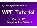 Part 17 ProgressBar Control in WPF