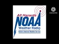 Flash Flood Warning Flood Watch Flood Advisory on WXJ41 NOAA WEATHER RADIO EAS