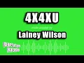 Lagu Lainey Wilson - 4x4xU (Karaoke Version)